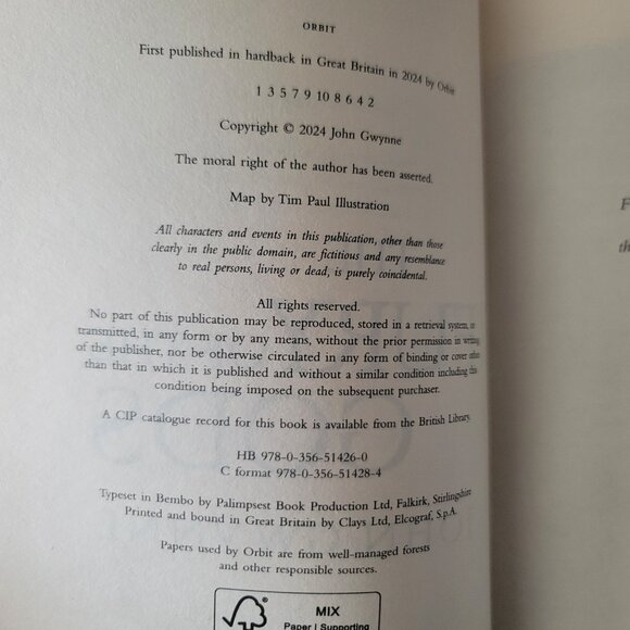 **ALL SIGNED** Bloodsworn Trilogy by John Gwynne, HC, Shadow of the Gods - Picture 9 of 9